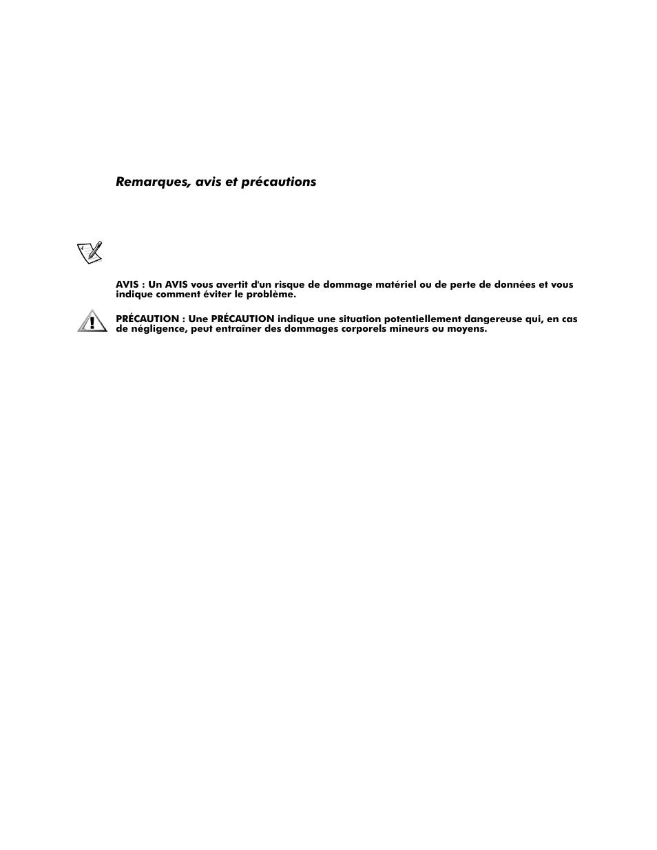 Remarques, avis et précautions | Dell Inspiron 4000 User Manual | Page 32 / 158