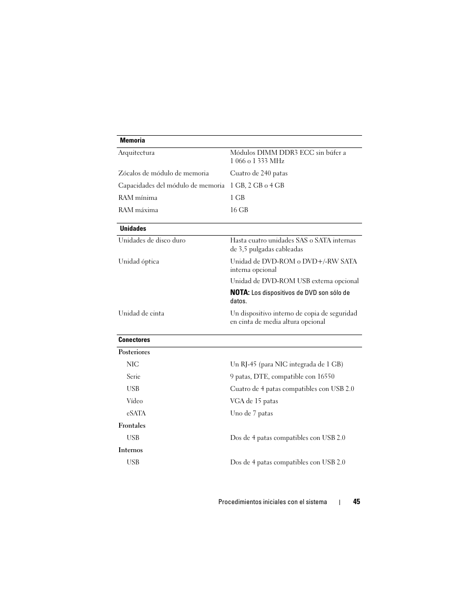 Dell PowerEdge T110 User Manual | Page 47 / 50