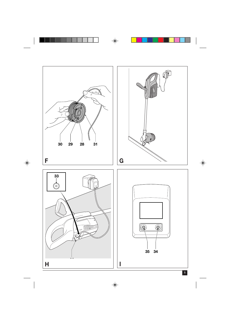 Gf i h | Black & Decker GLC120 User Manual | Page 5 / 22