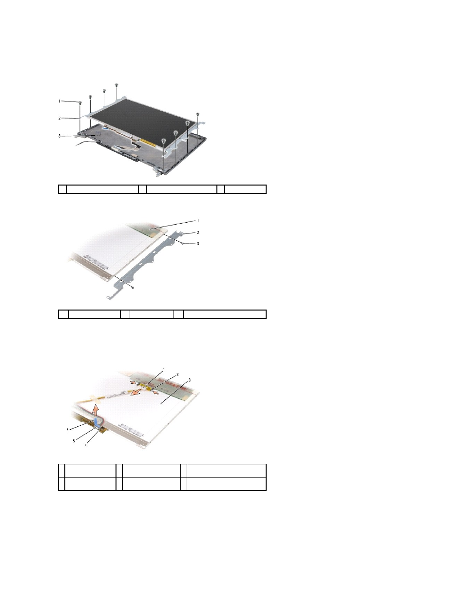 Replacing the display panel | Dell Latitude D531 (Mid 2007) User Manual | Page 18 / 46