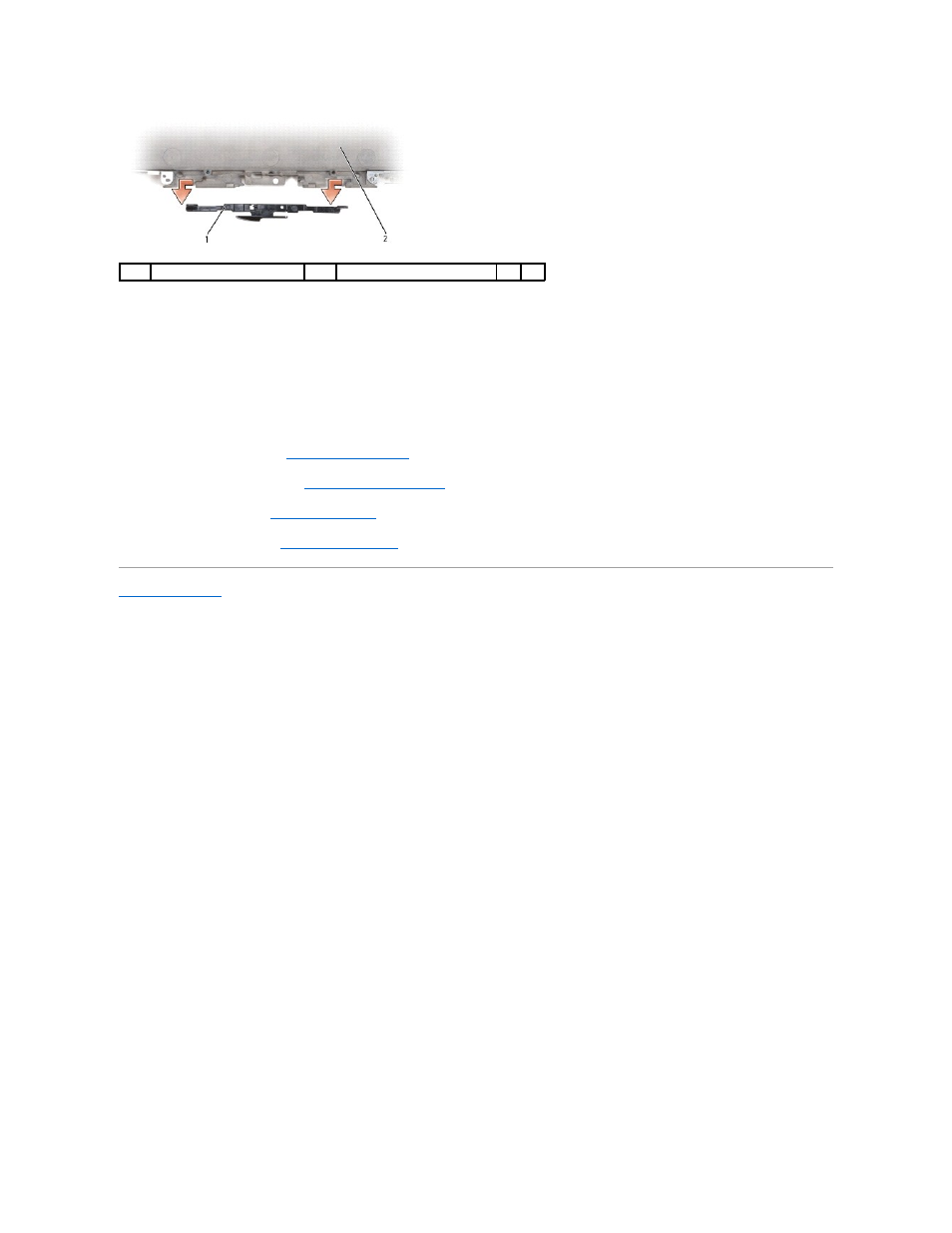 Replacing the display latch | Dell Latitude D531 (Mid 2007) User Manual | Page 20 / 46