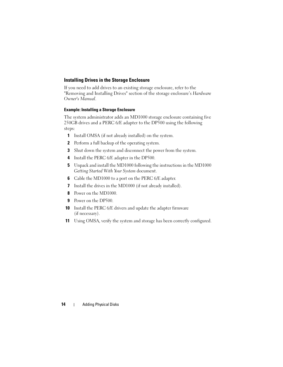 Dell PowerVault DP500 User Manual | Page 14 / 28