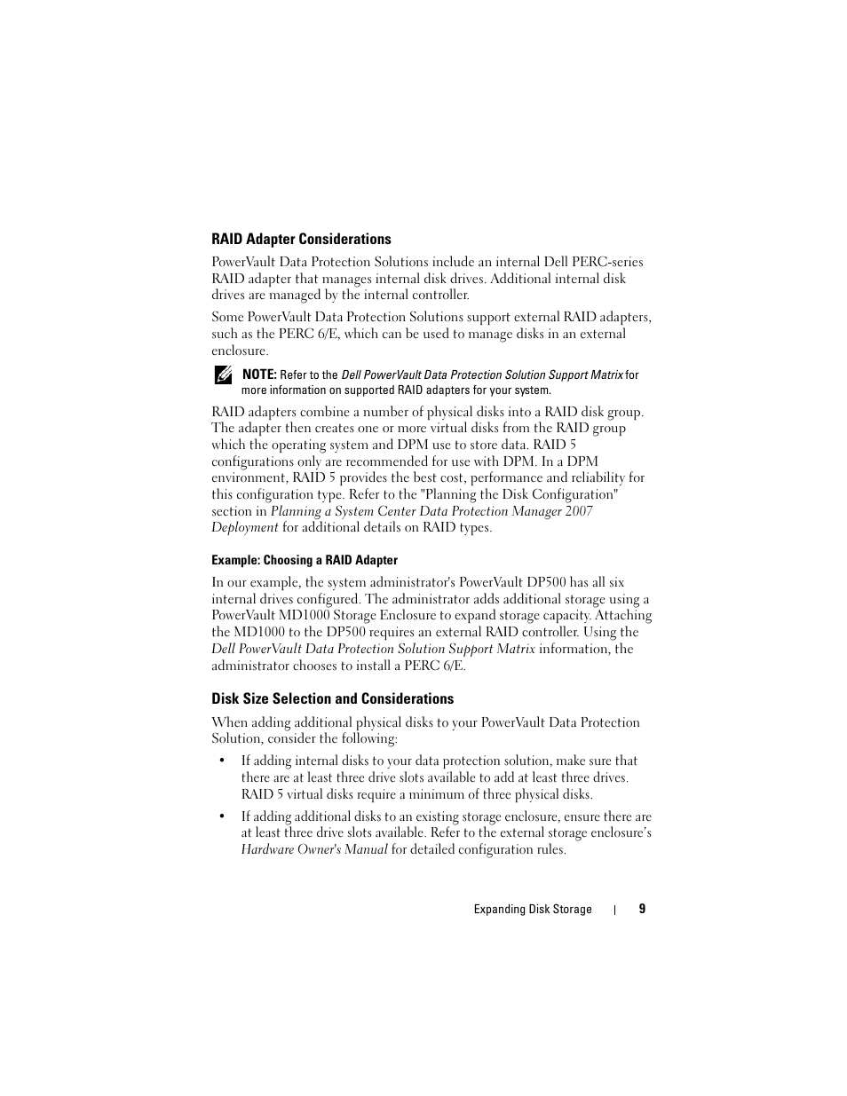 Dell PowerVault DP500 User Manual | Page 9 / 28