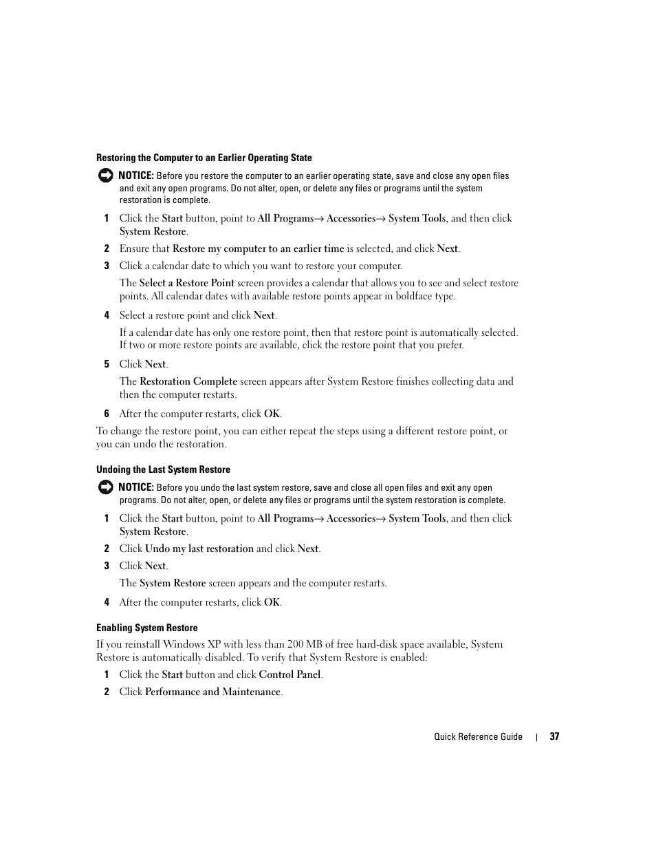 Dell OptiPlex GX520 User Manual | Page 37 / 136