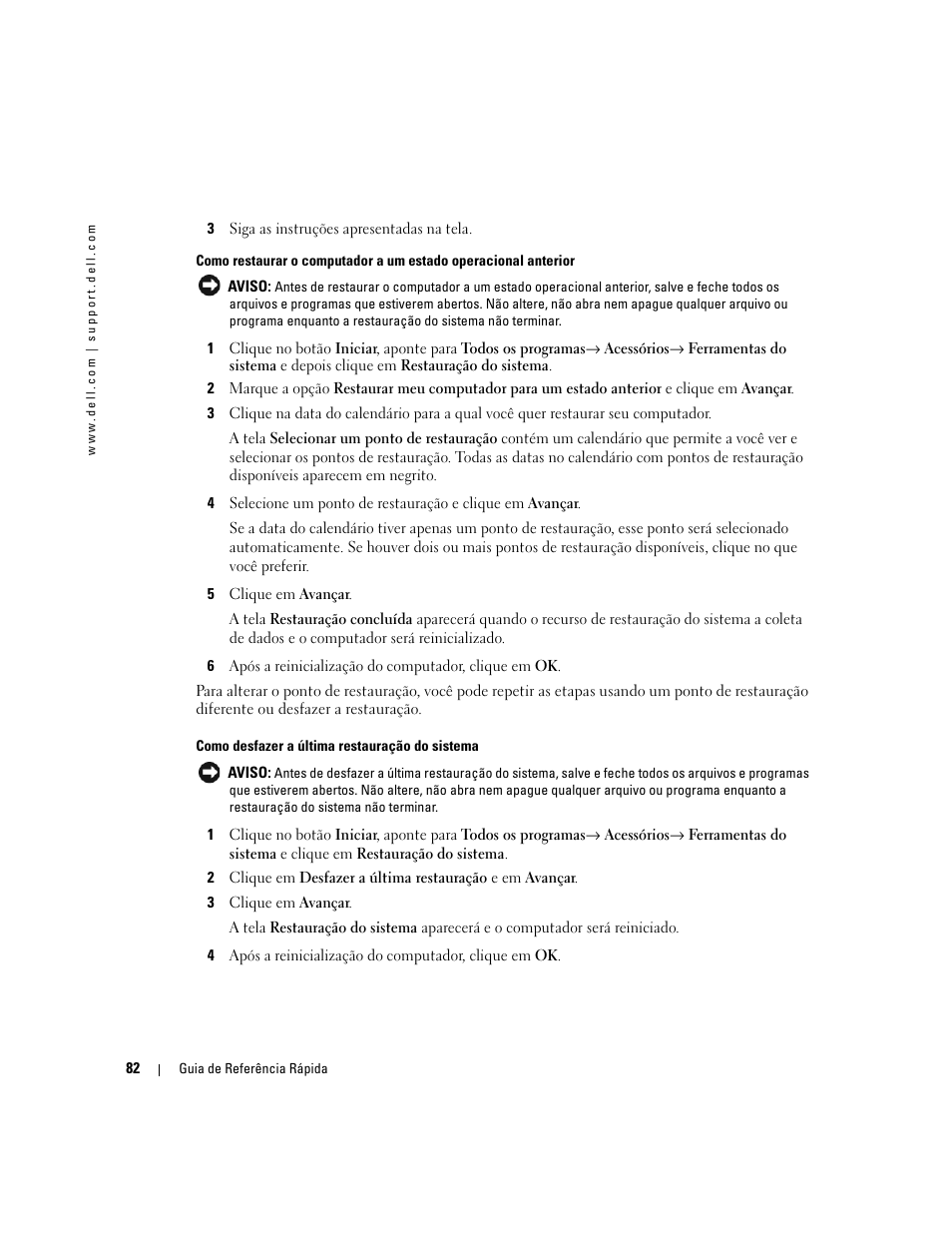 Dell OptiPlex GX520 User Manual | Page 82 / 136