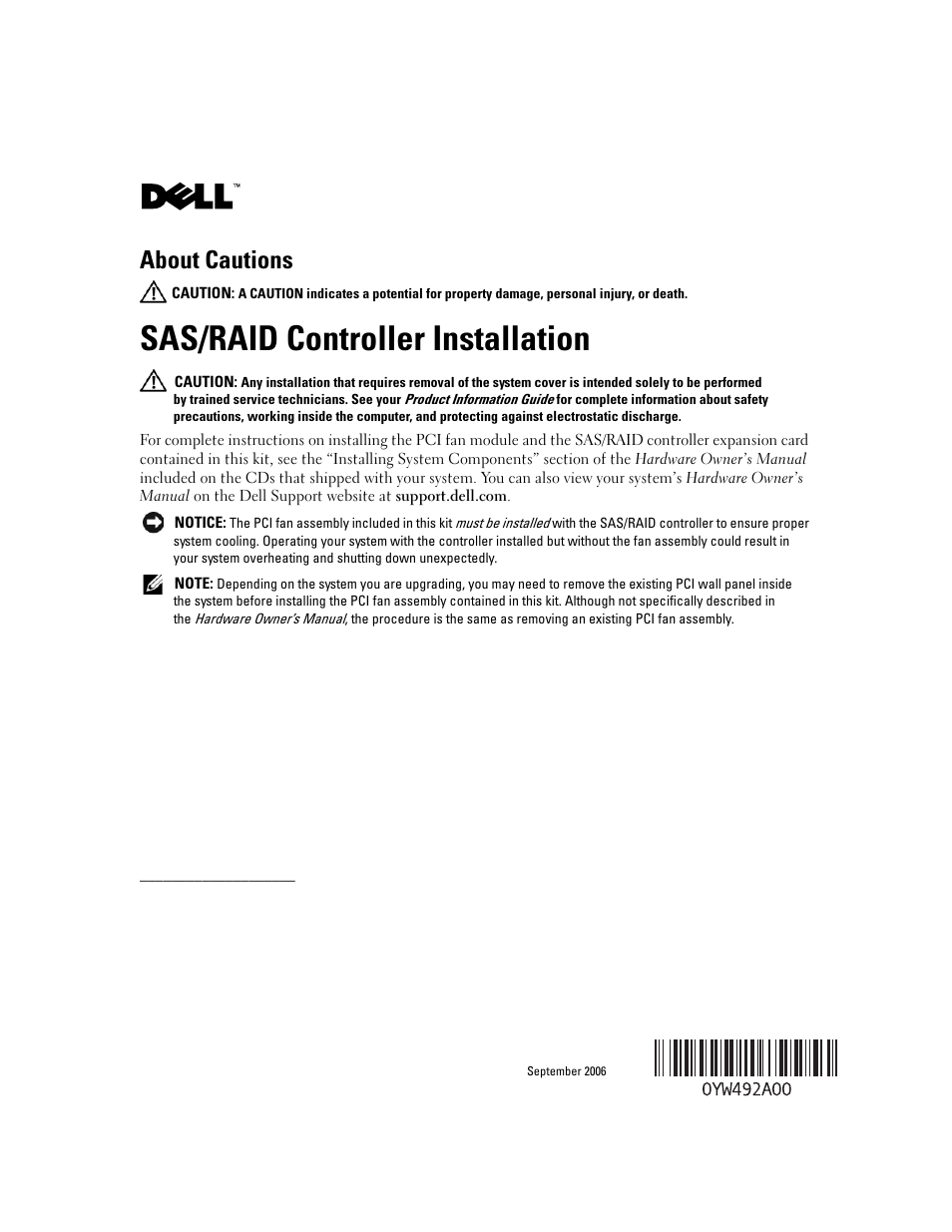 Dell POWEREDGE 840 User Manual | 7 pages