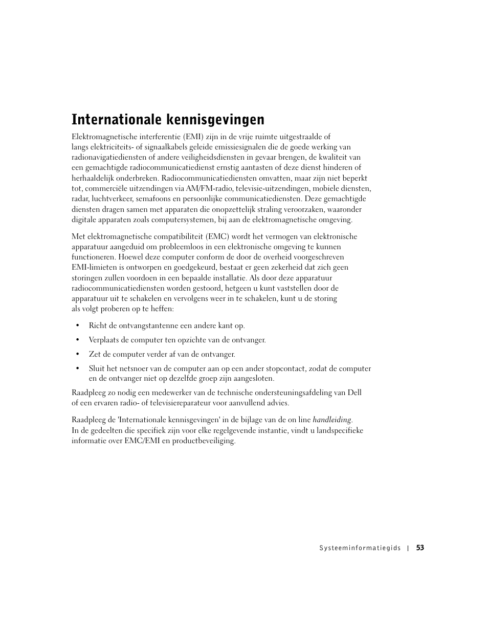 Internationale kennisgevingen | Dell Precision M60 User Manual | Page 55 / 200