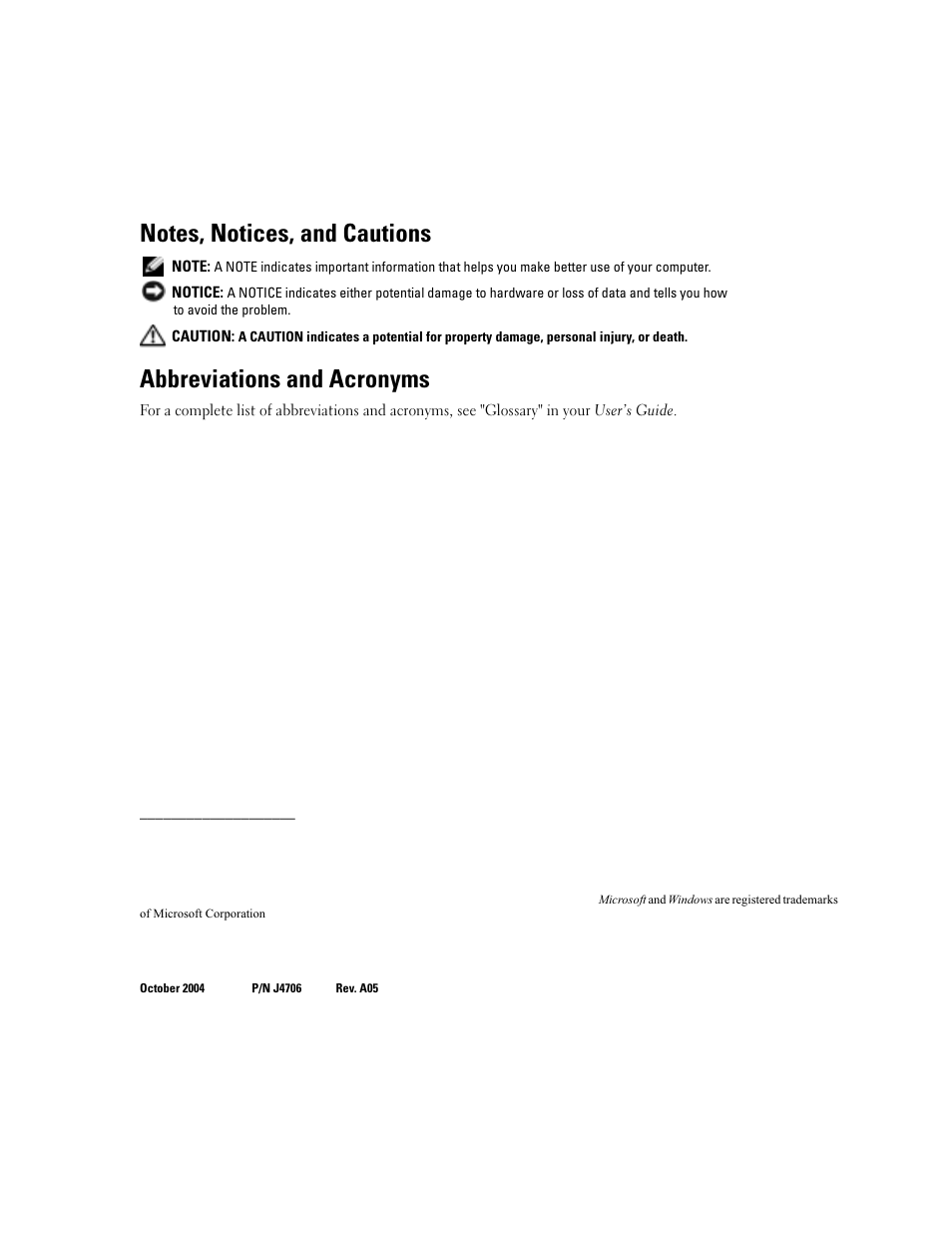Abbreviations and acronyms | Dell PowerEdge SC1420 User Manual | Page 4 / 132