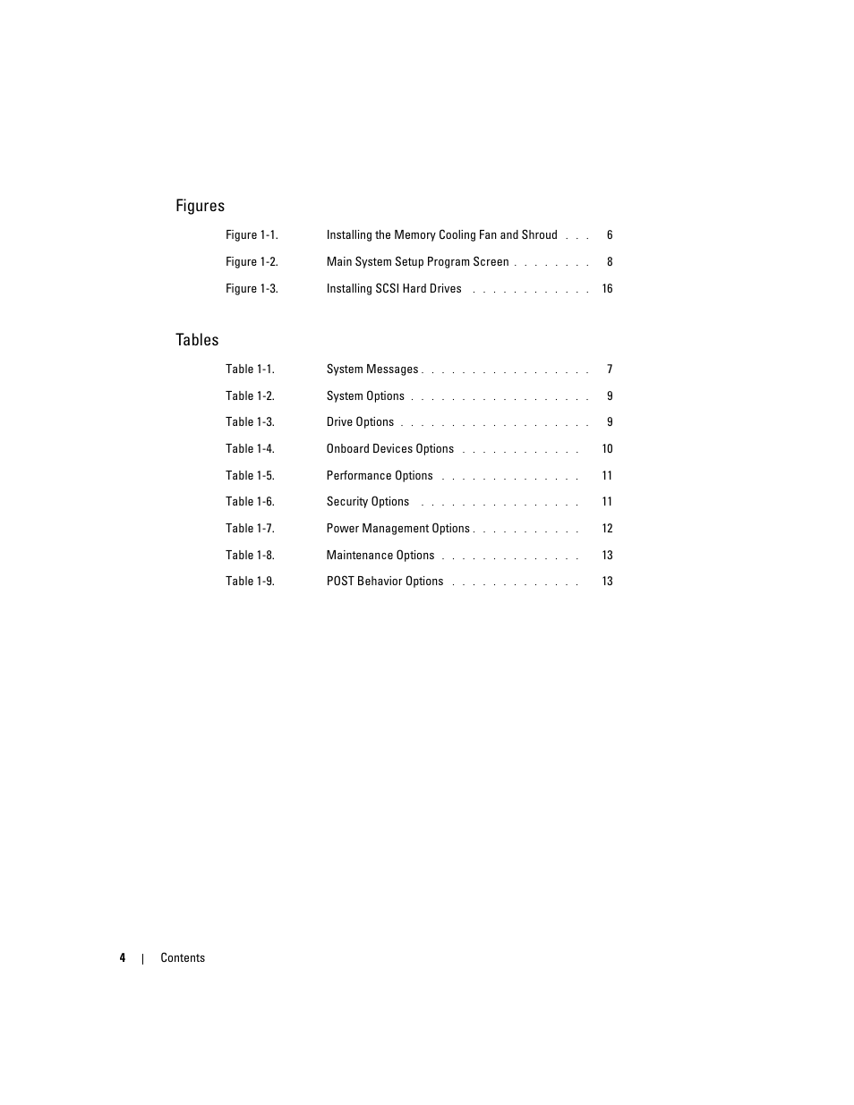 Figures, Tables | Dell PowerEdge SC1420 User Manual | Page 6 / 132