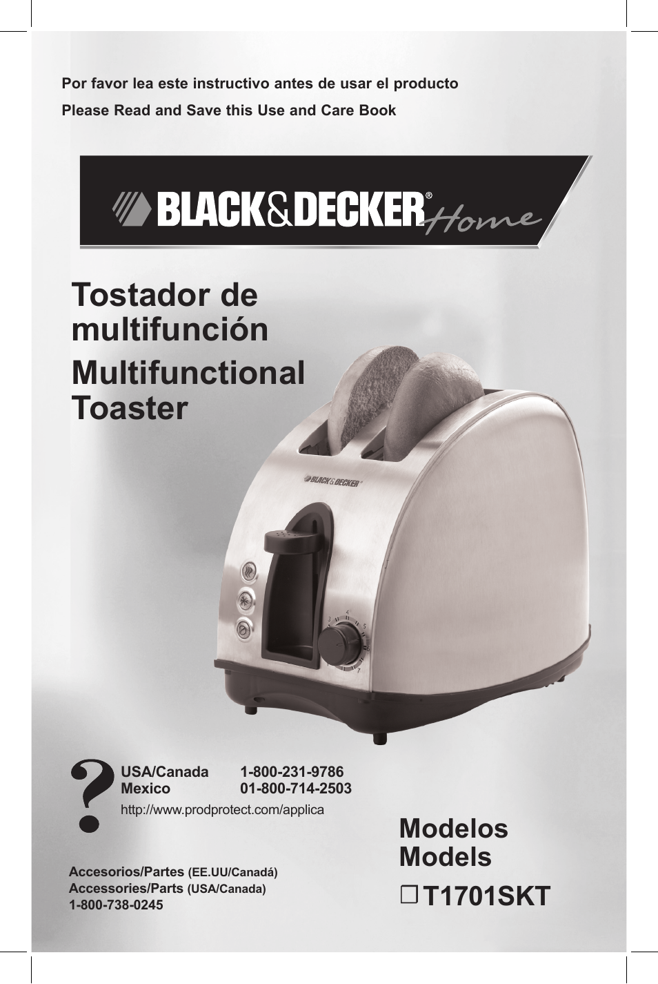 Black & Decker T1701SKT User Manual | 11 pages