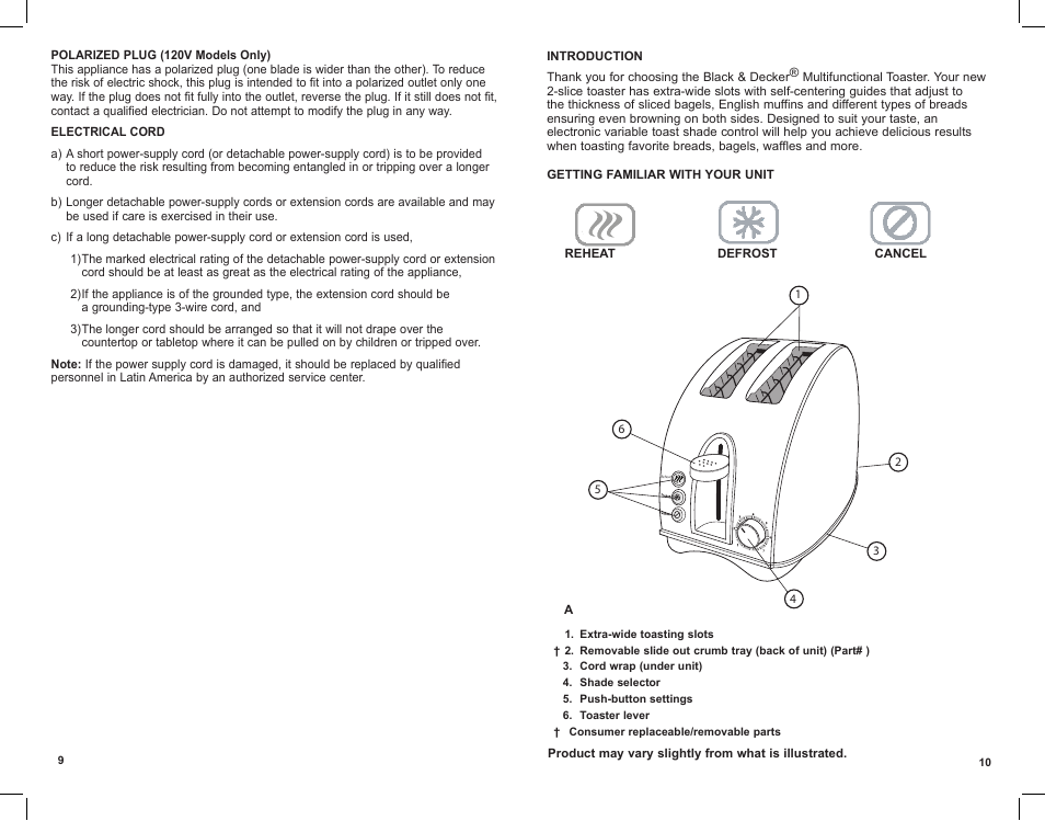 Black & Decker T1701SKT User Manual | Page 6 / 11
