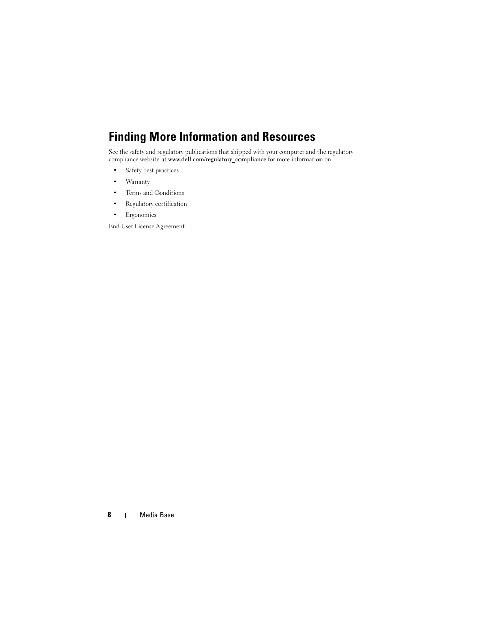 Finding more information and resources | Dell Latitude XT3 (Mid 2011) User Manual | Page 10 / 108