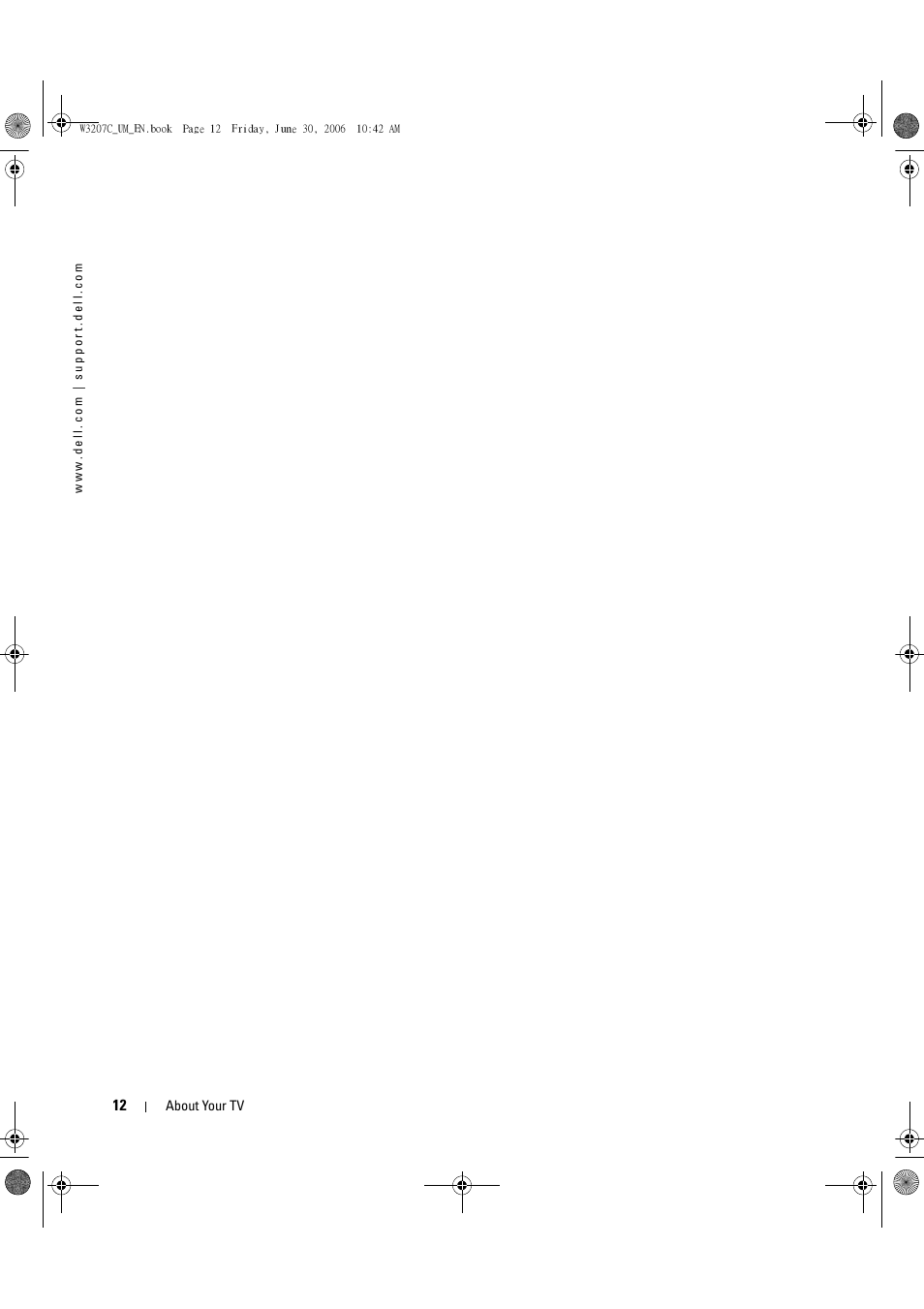 Dell LCD TV W3207C User Manual | Page 12 / 204