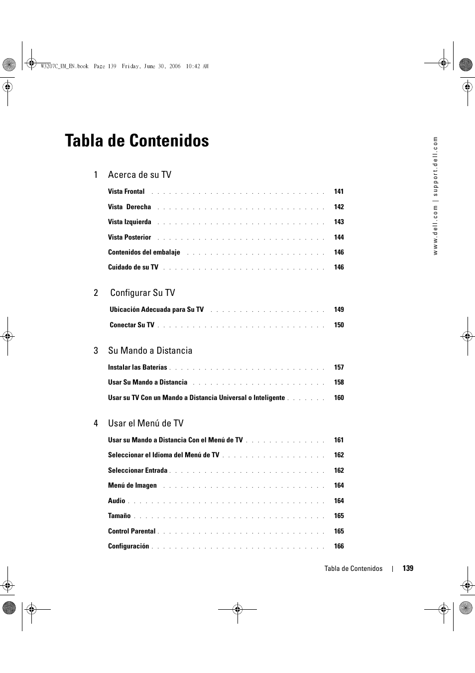 Dell LCD TV W3207C User Manual | Page 139 / 204