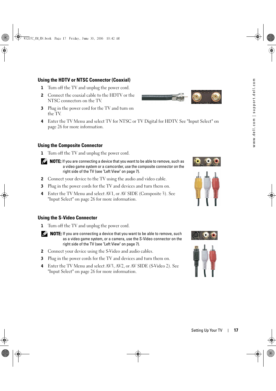 Dell LCD TV W3207C User Manual | Page 17 / 204