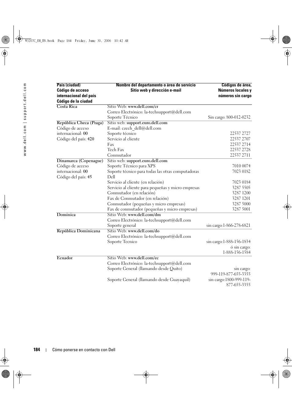 Dell LCD TV W3207C User Manual | Page 184 / 204