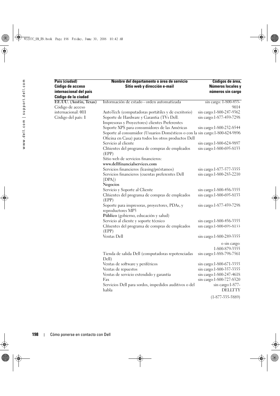 Dell LCD TV W3207C User Manual | Page 198 / 204