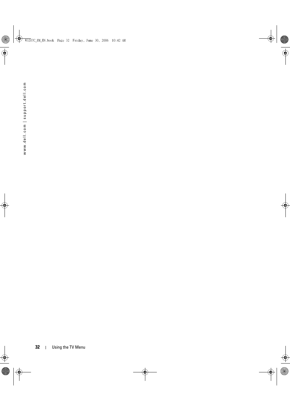 Dell LCD TV W3207C User Manual | Page 32 / 204