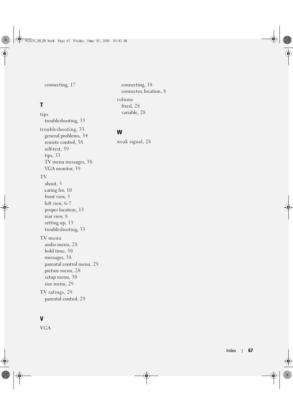 Dell LCD TV W3207C User Manual | Page 67 / 204