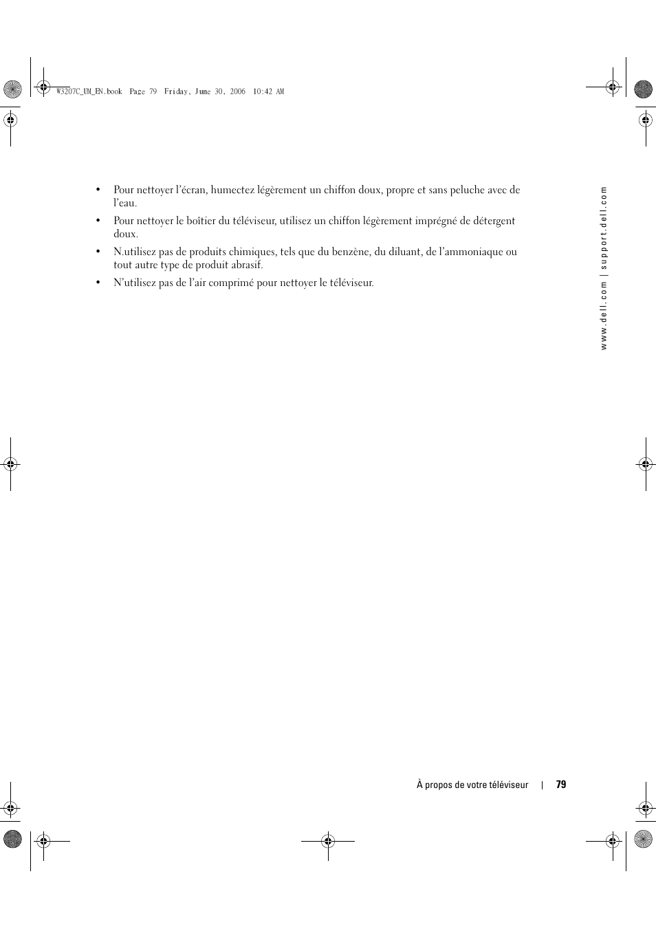Dell LCD TV W3207C User Manual | Page 79 / 204