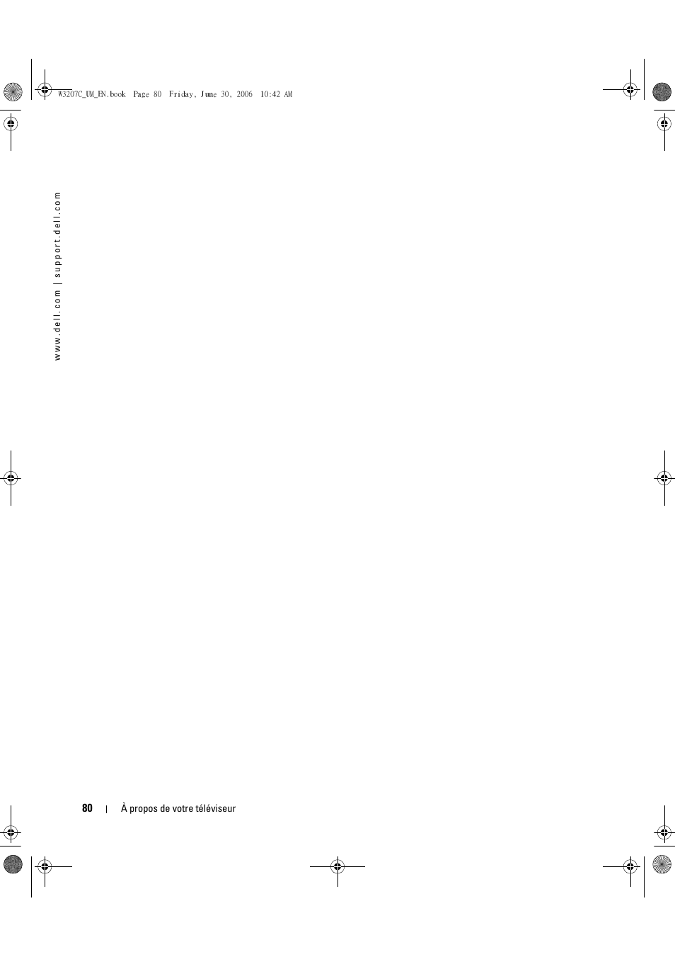 Dell LCD TV W3207C User Manual | Page 80 / 204