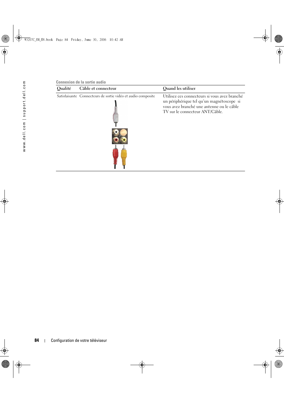 Dell LCD TV W3207C User Manual | Page 84 / 204