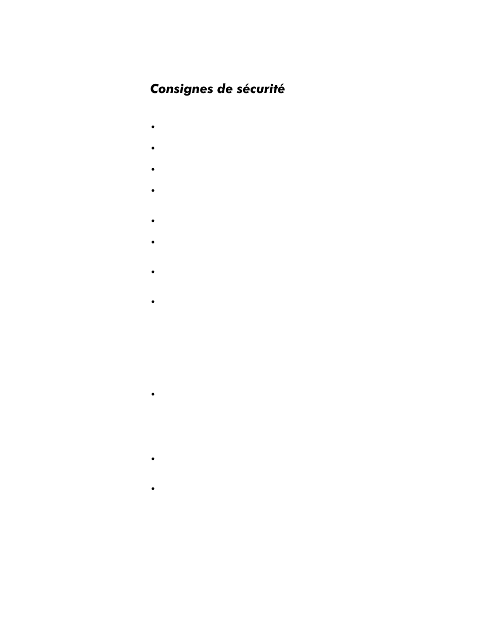 Consignes de sécurité, Consignes de sécurité -9 | Dell Inspiron 4100 User Manual | Page 43 / 158
