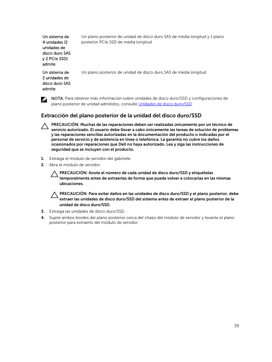 Dell PowerEdge M820 (for PE VRTX) User Manual | Page 39 / 183