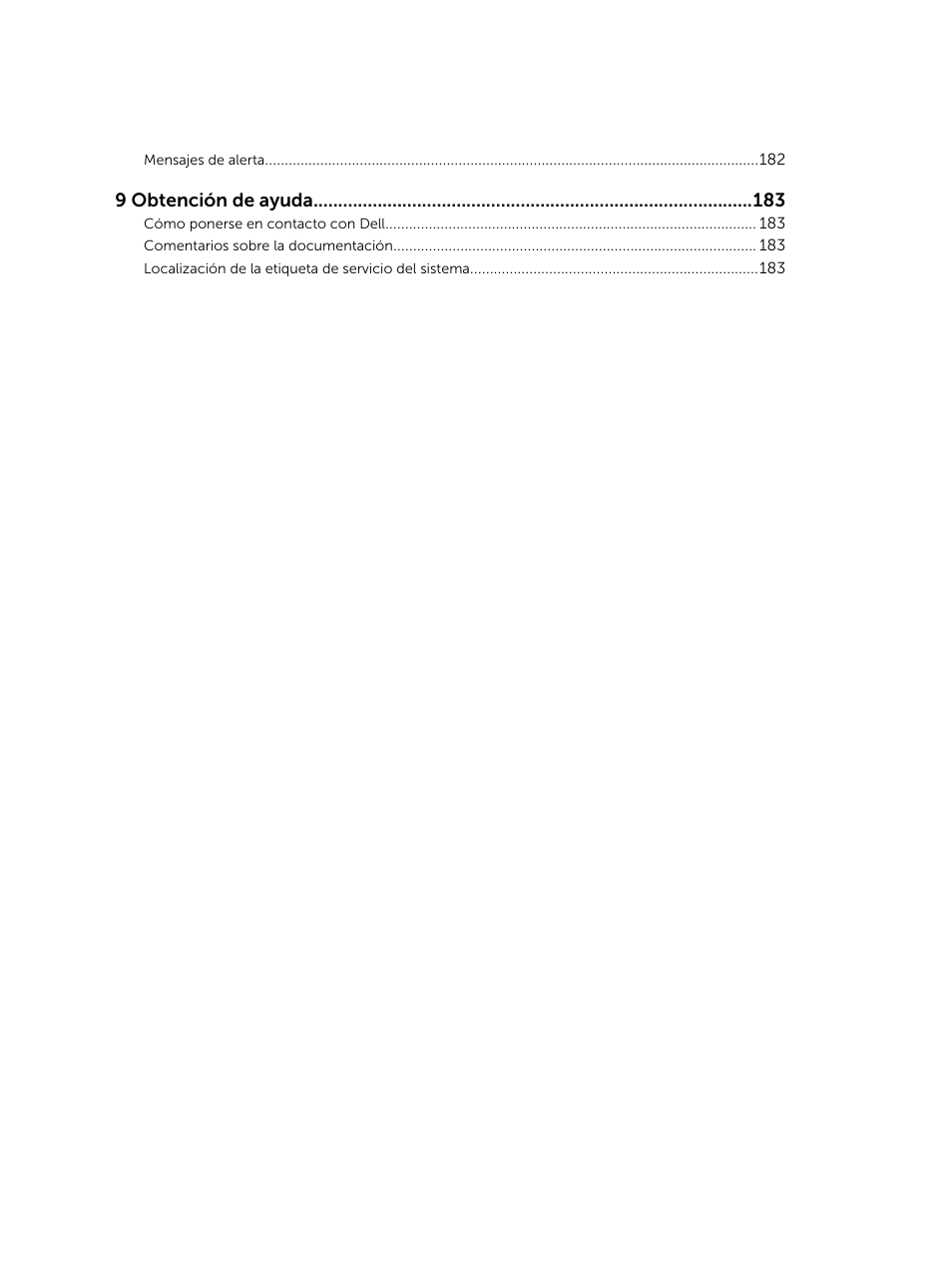 9 obtención de ayuda | Dell PowerEdge M820 (for PE VRTX) User Manual | Page 6 / 183