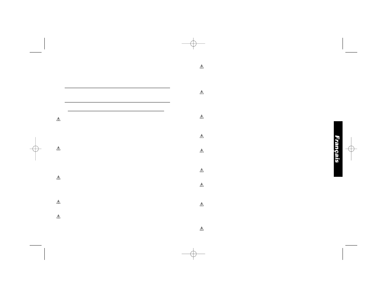 Français | Black & Decker D25650 User Manual | Page 12 / 26