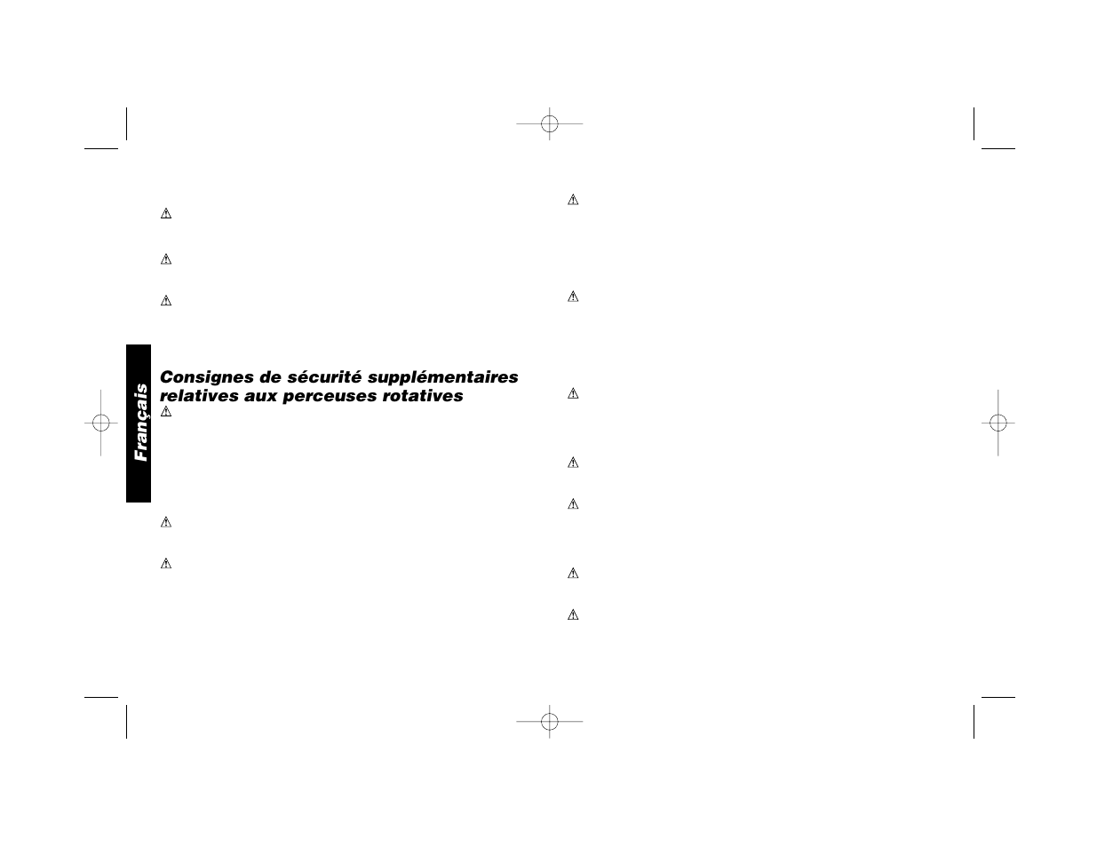 Français | Black & Decker D25650 User Manual | Page 13 / 26