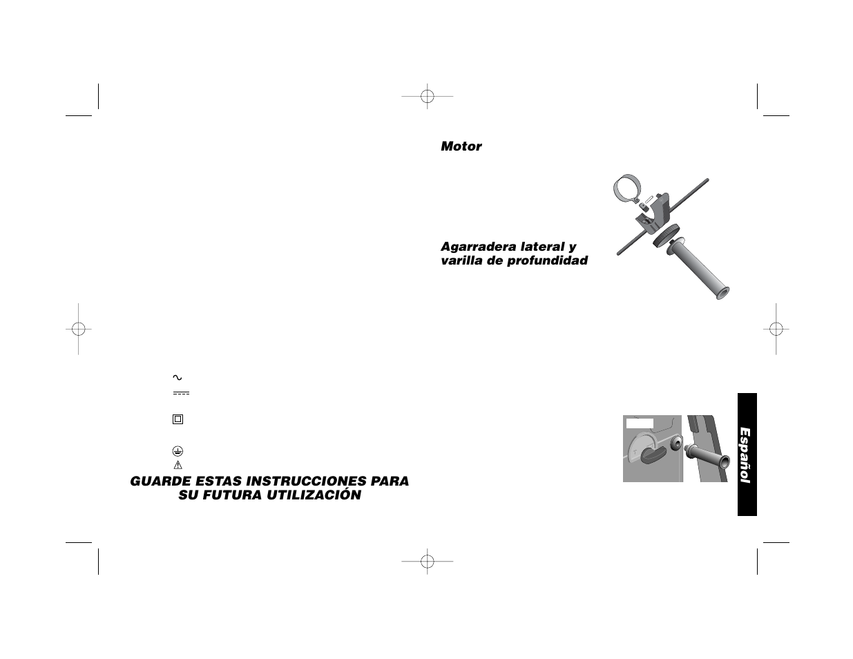Español motor | Black & Decker D25650 User Manual | Page 22 / 26