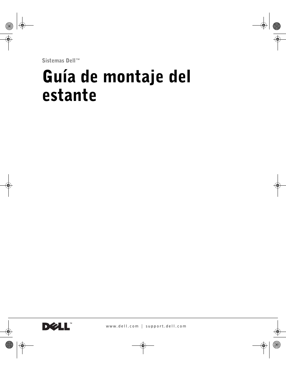 Guía de montaje del estante | Dell PowerEdge 1750 User Manual | Page 141 / 180