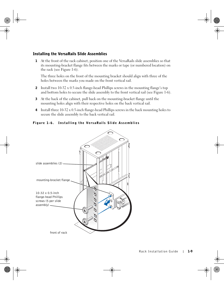 Installing the versarails slide assemblies | Dell PowerEdge 1750 User Manual | Page 15 / 180