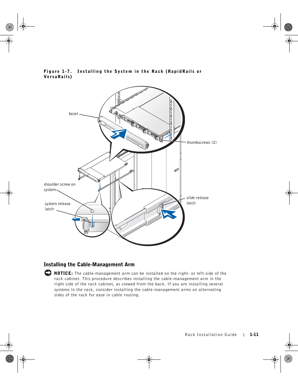 Installing the cable-management arm | Dell PowerEdge 1750 User Manual | Page 17 / 180