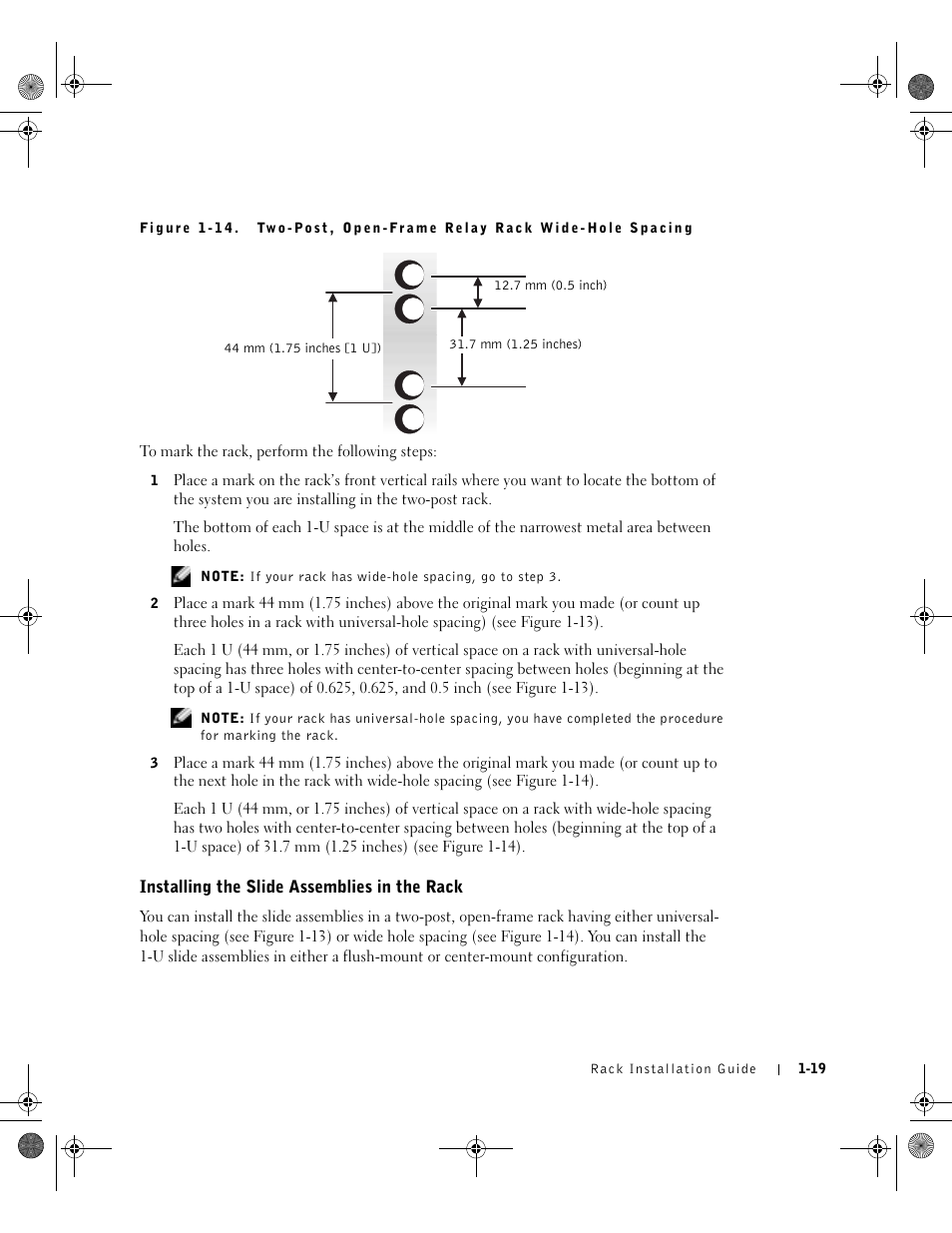 Installing the slide assemblies in the rack | Dell PowerEdge 1750 User Manual | Page 25 / 180
