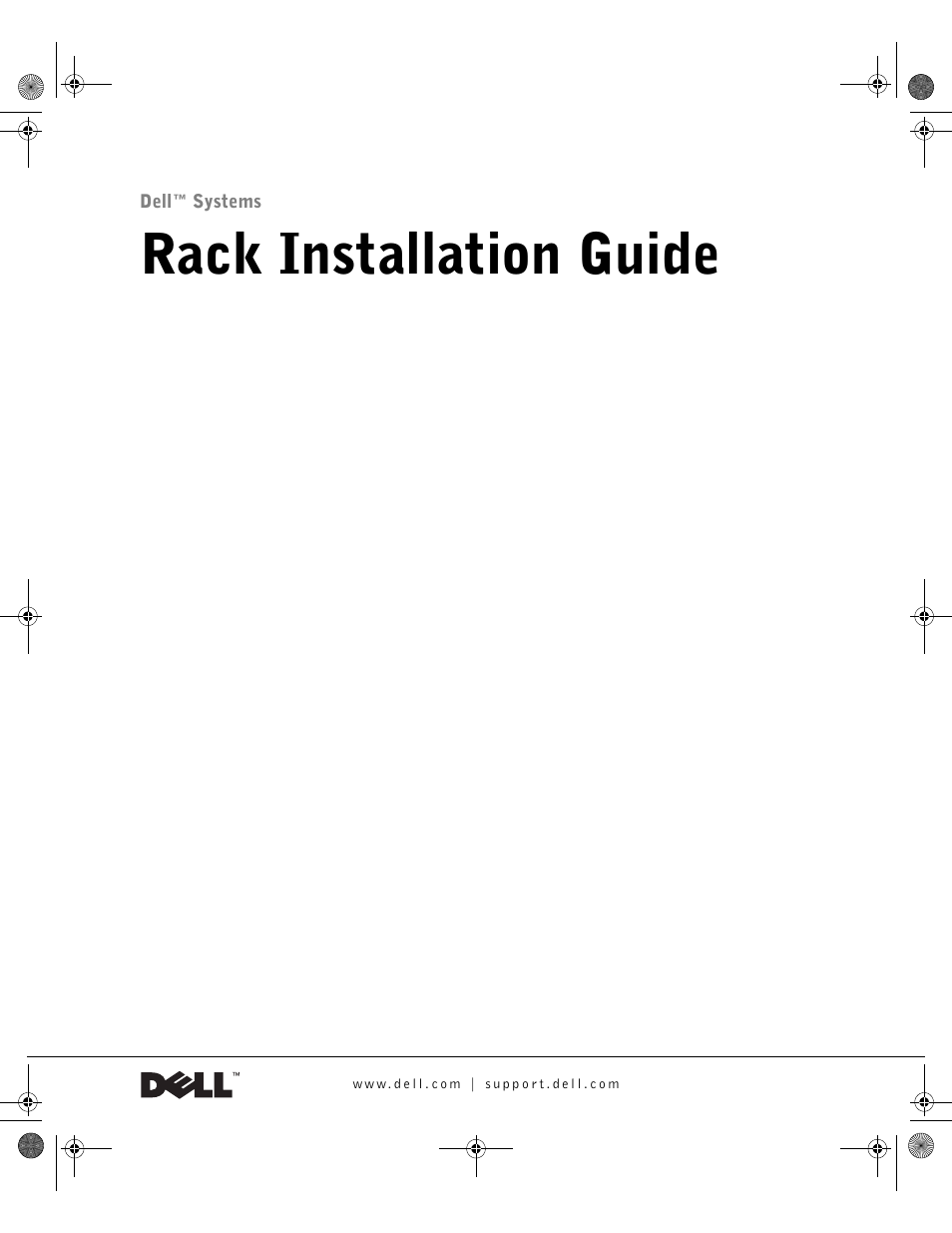 Rack installation guide | Dell PowerEdge 1750 User Manual | Page 3 / 180