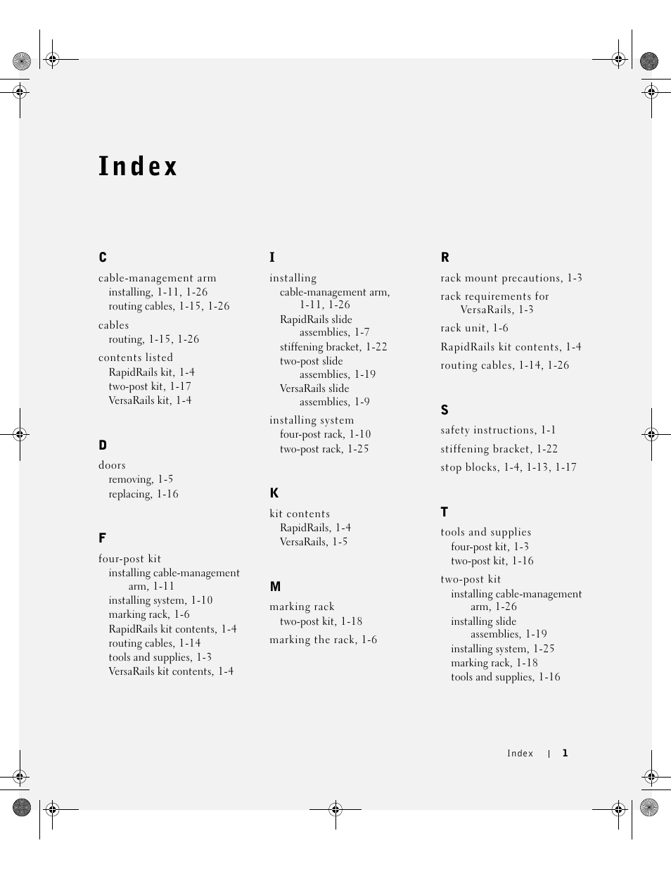 Index, I n d ex | Dell PowerEdge 1750 User Manual | Page 33 / 180