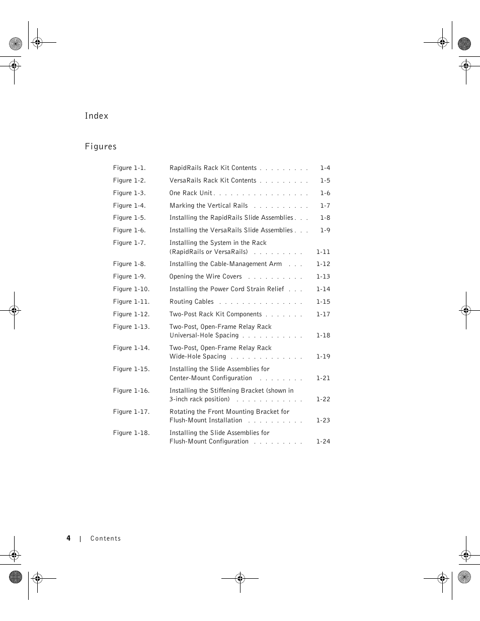 Index figures | Dell PowerEdge 1750 User Manual | Page 6 / 180