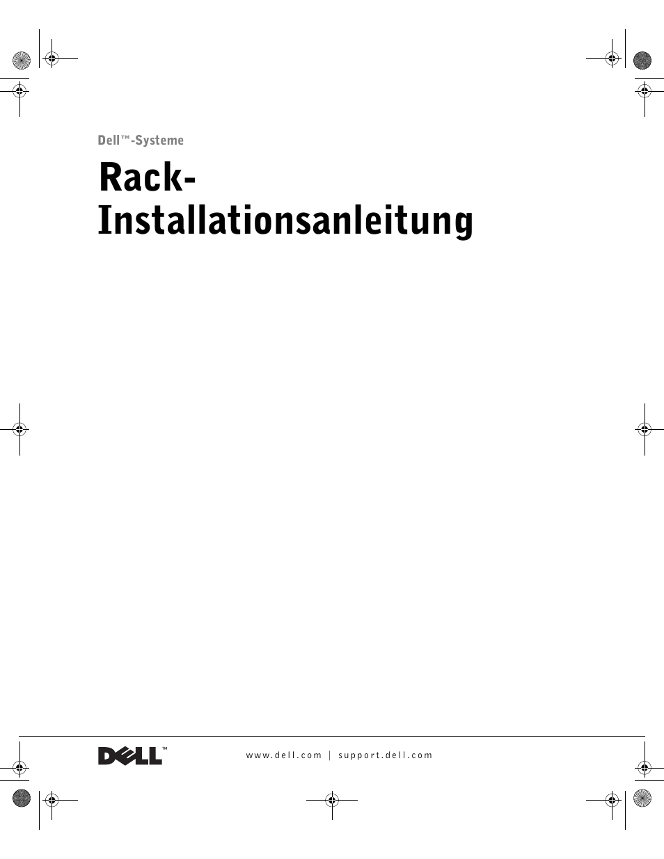 Rack- installationsanleitung | Dell PowerEdge 1750 User Manual | Page 71 / 180