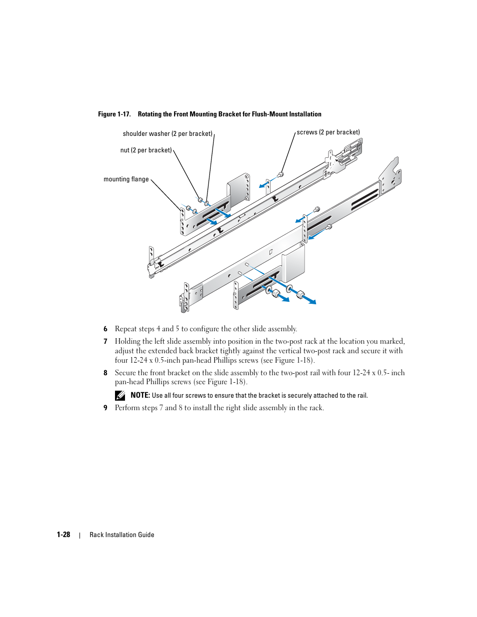 Figure 1-17, See figure 1-17), Et (see figure 1-17) | Figure 1-17), Moved in step 2 (see figure 1-17) | Dell PowerEdge 2850 User Manual | Page 30 / 162