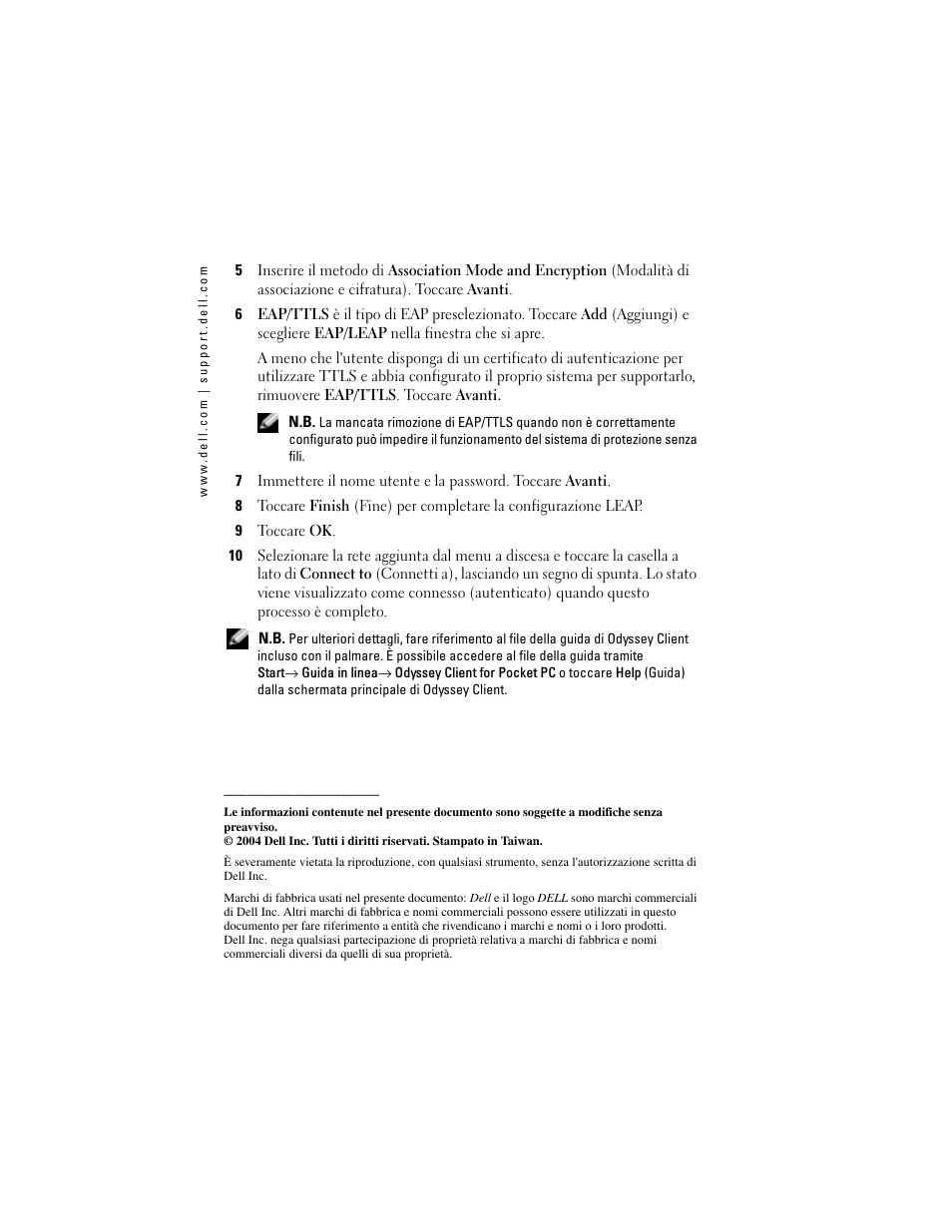 Dell Axim X50 User Manual | Page 10 / 18