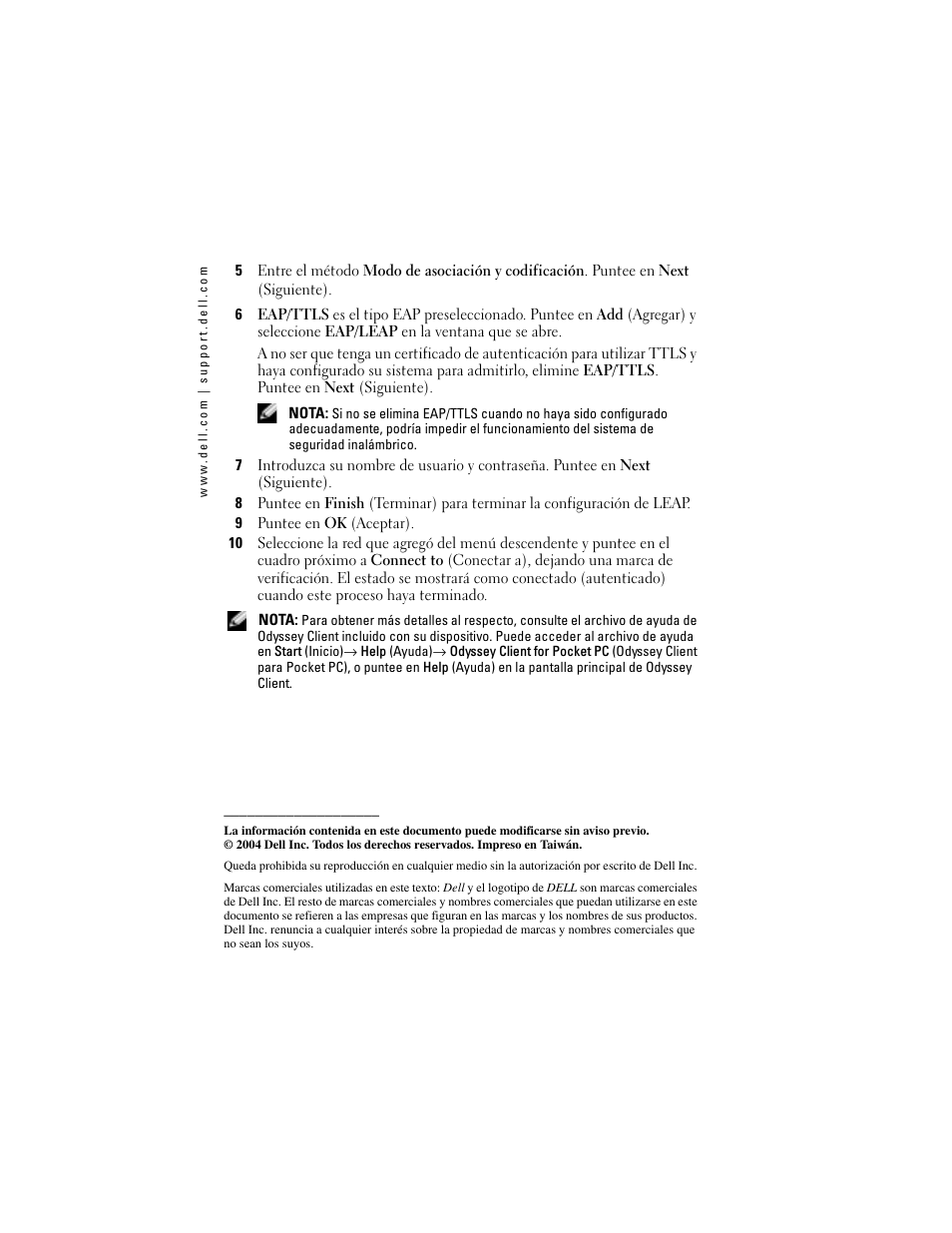 Dell Axim X50 User Manual | Page 18 / 18