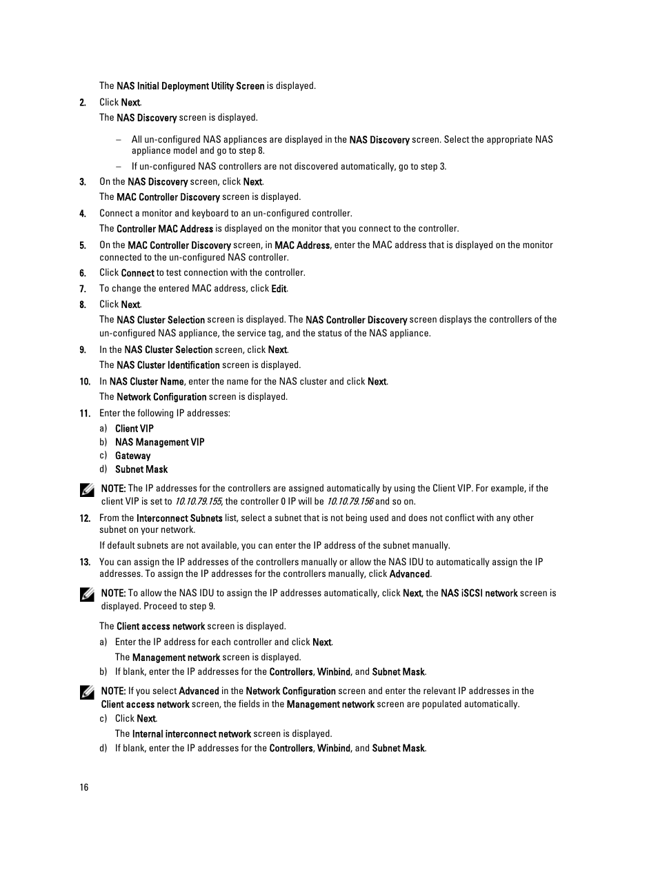 Dell PowerVault NX3610 User Manual | Page 16 / 31