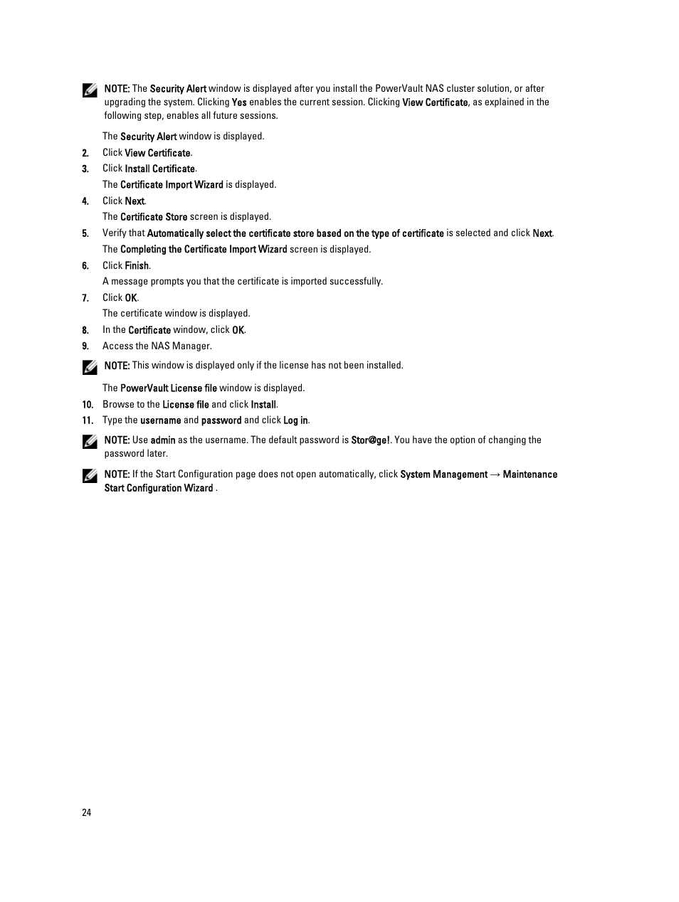 Dell PowerVault NX3610 User Manual | Page 24 / 31