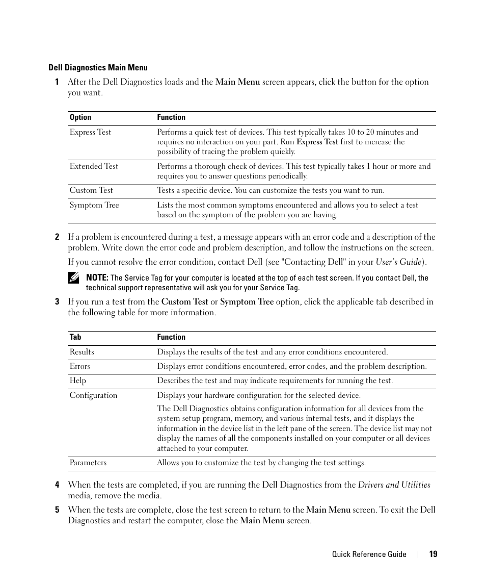 Dell Latitude D631 (Early 2009) User Manual | Page 19 / 94