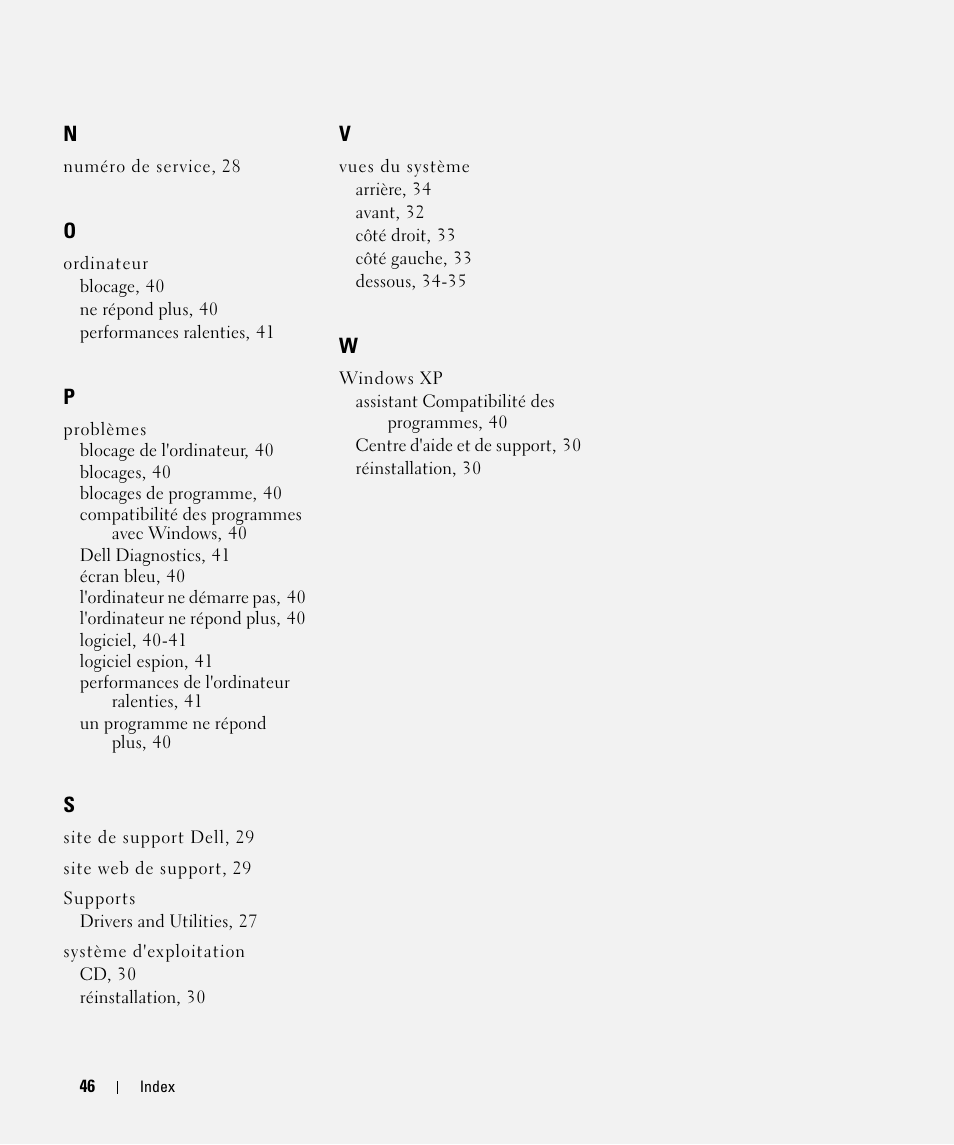Dell Latitude D631 (Early 2009) User Manual | Page 46 / 94