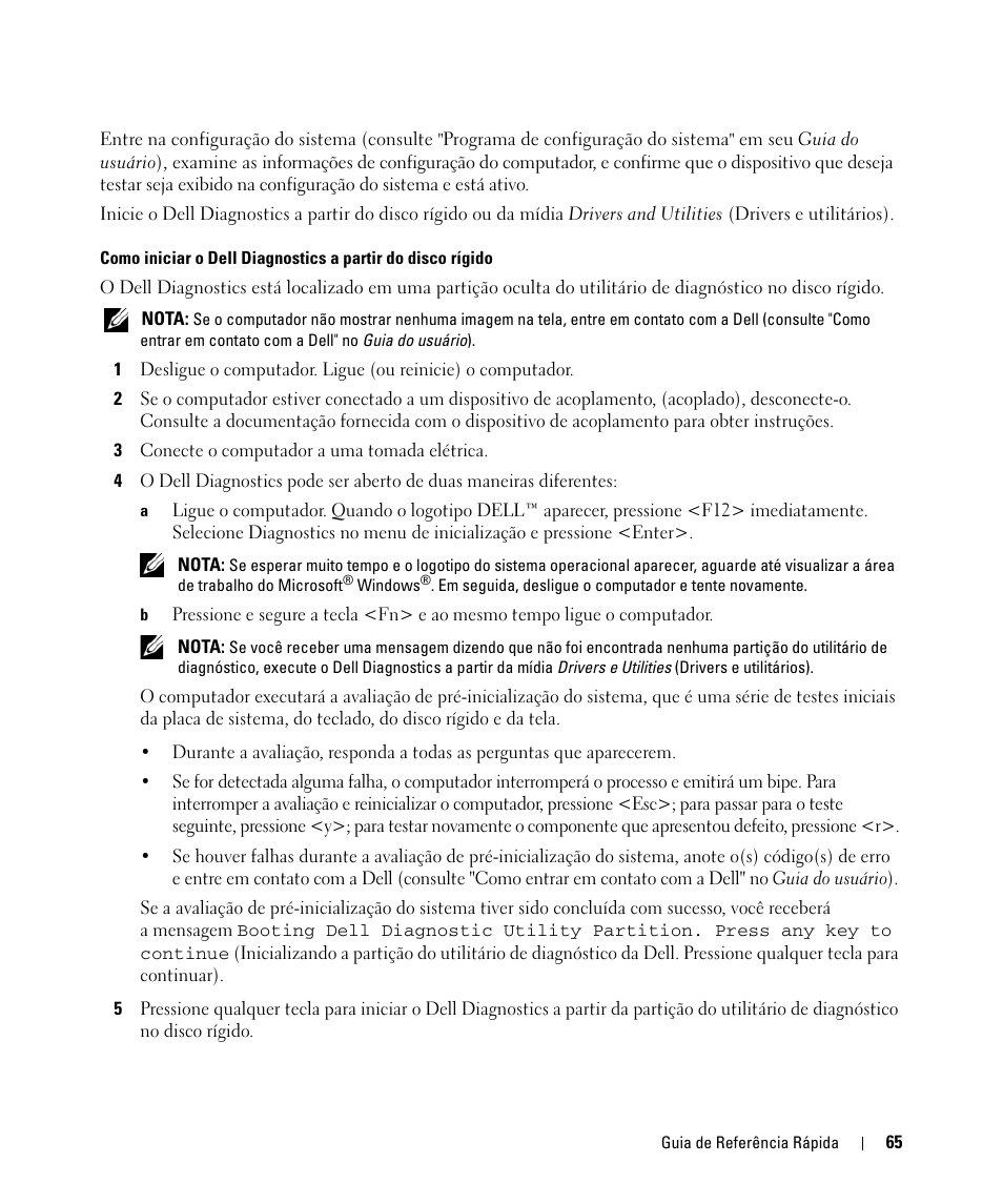 Dell Latitude D631 (Early 2009) User Manual | Page 65 / 94