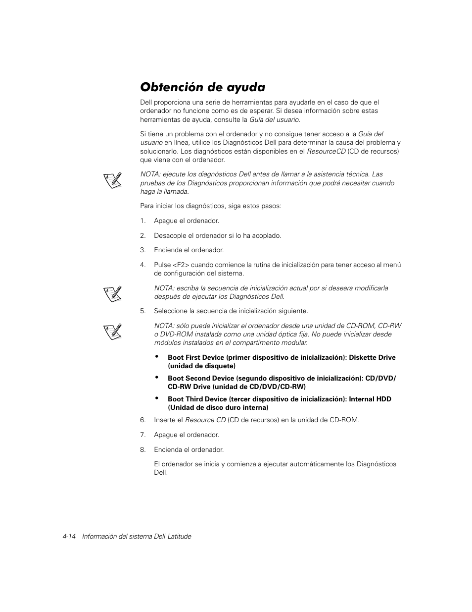 Obtención de ayuda | Dell Latitude C800 User Manual | Page 77 / 79