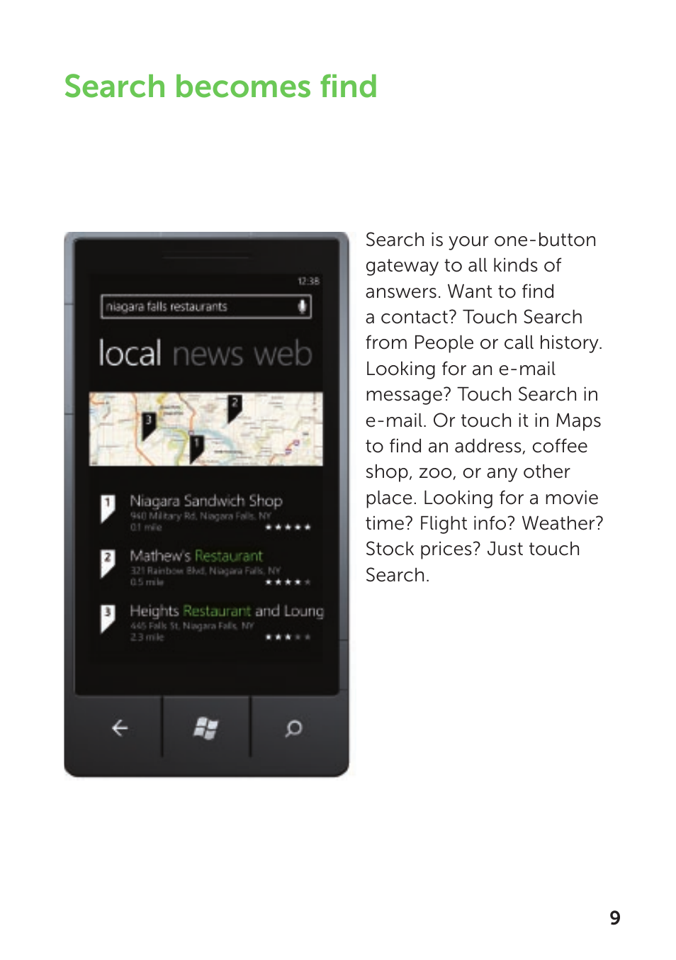 Search becomes find | Dell Mobile Venue Pro User Manual | Page 13 / 104